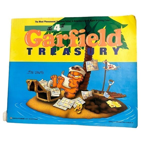 Vintage Garfield the Cat Treasury -4th edition - Picture 1 of 9